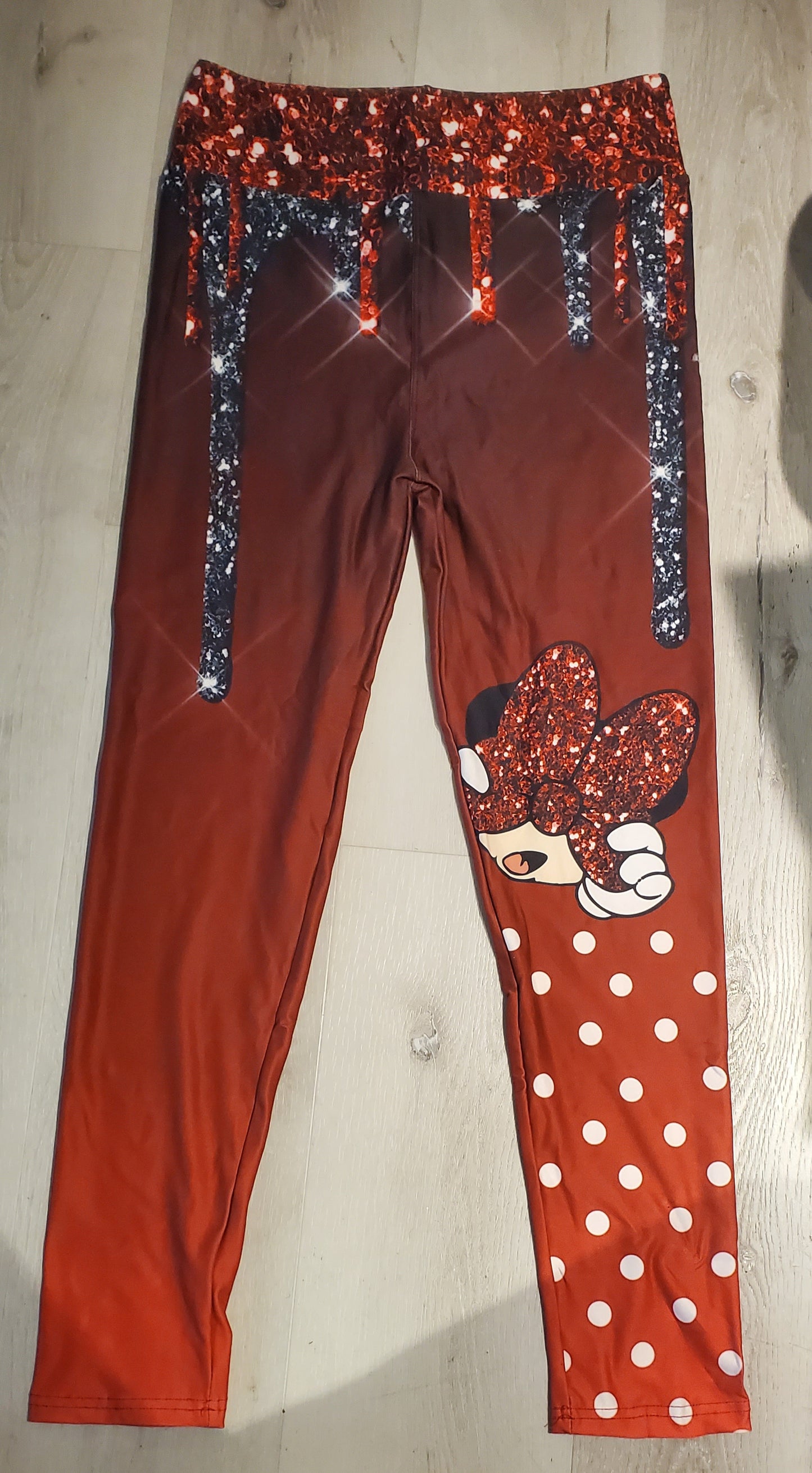 Minnie Mouse Sparkles and Polka Dots, Yoga Band, Hyper Stretch