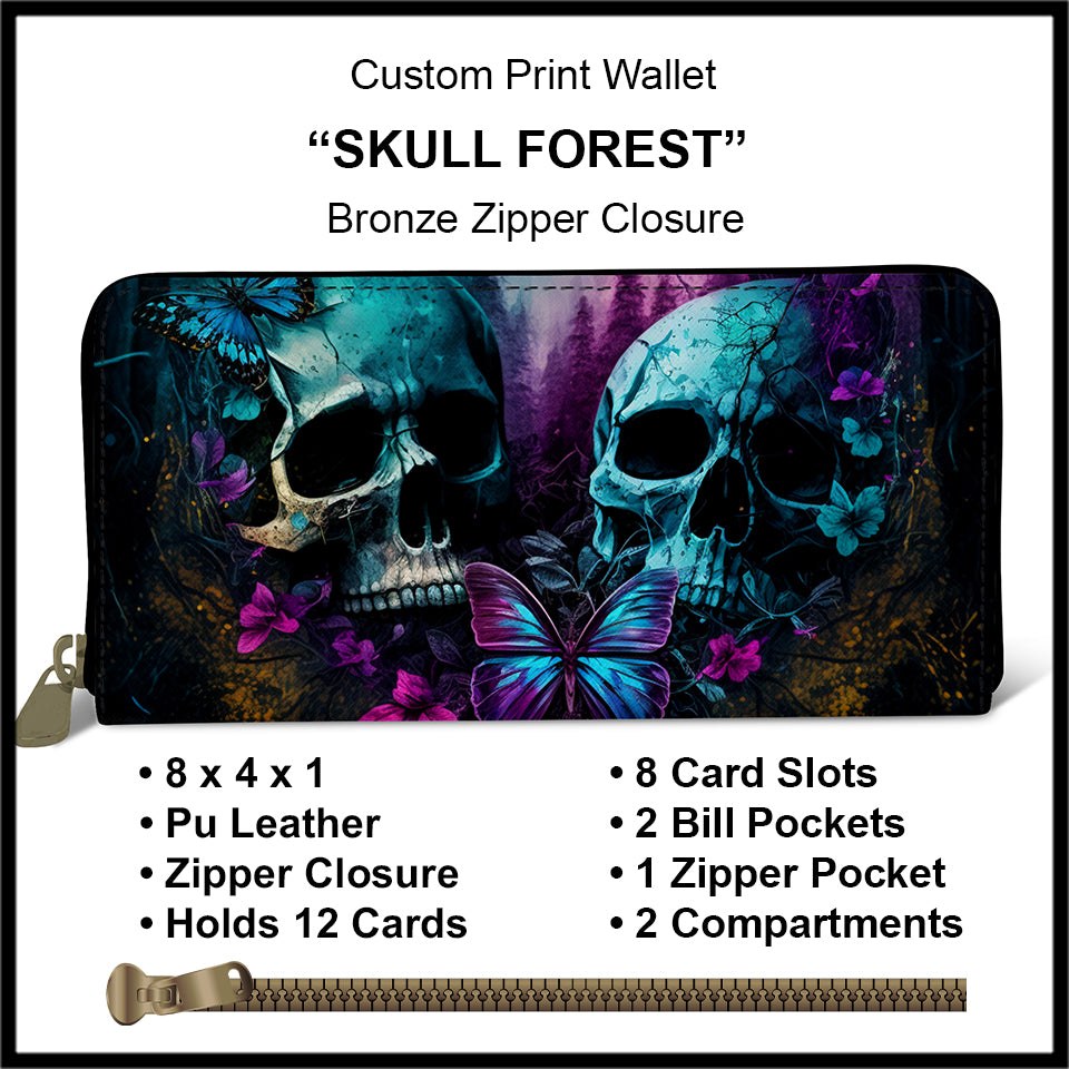 Custom Zippered Wallets