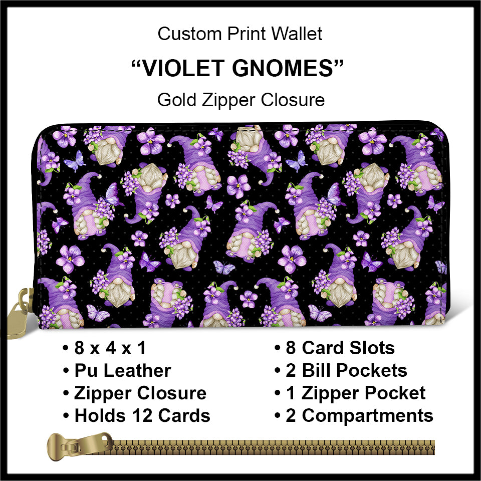 Custom Zippered Wallets