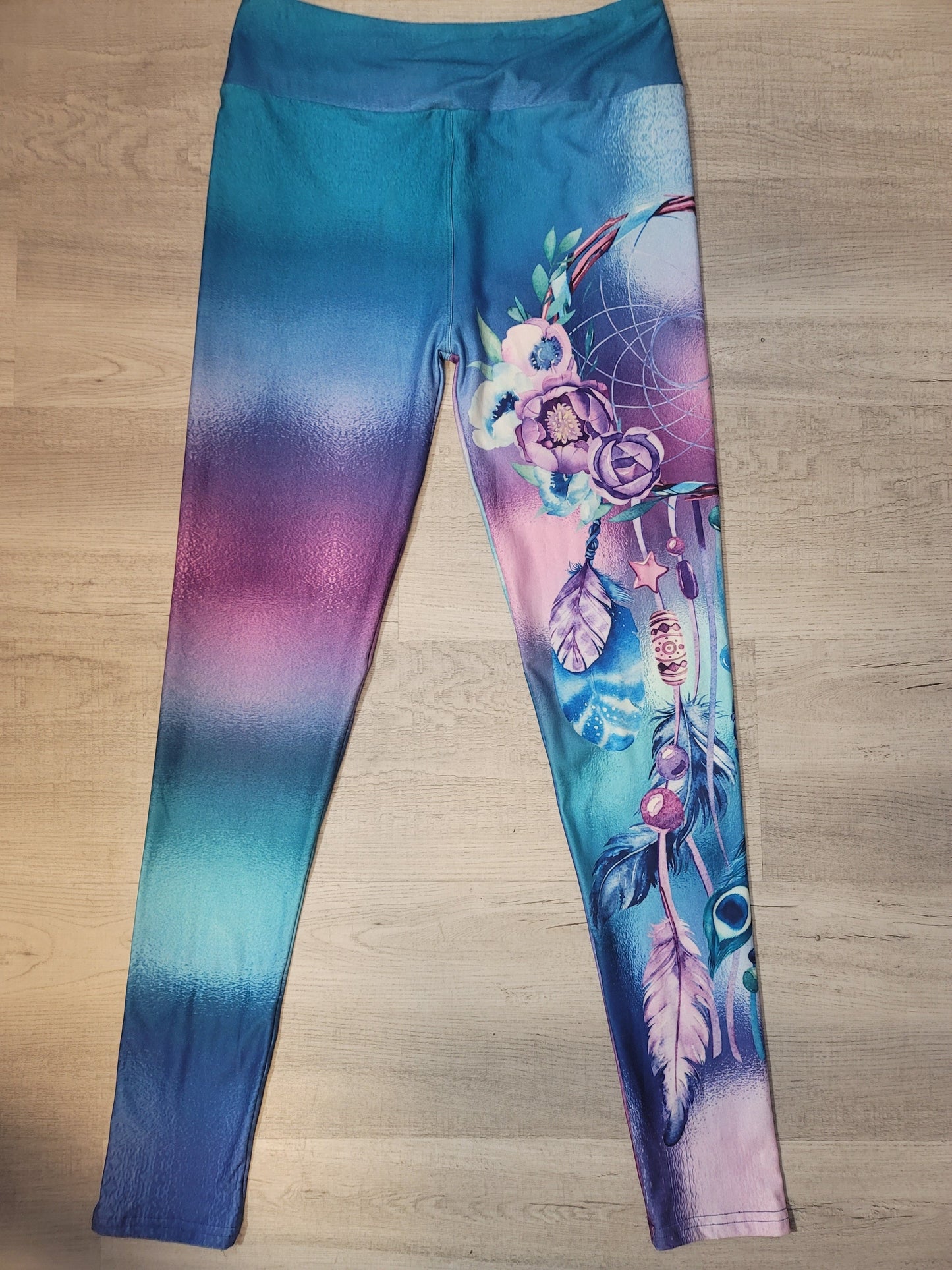 Ombre Dreamcatcher Leggings. Hyper Stretch and softness! Yoga Band.