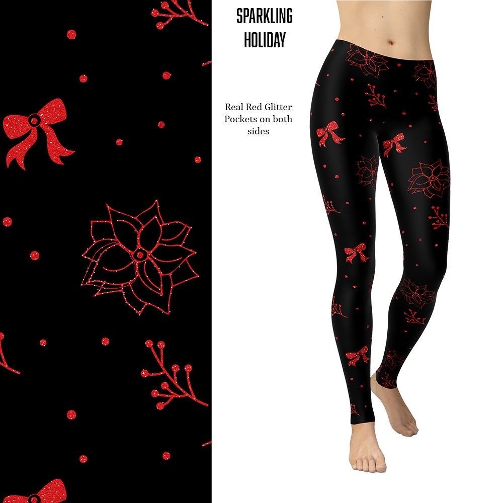 STUNNING! Sparkling! Real Foil Glitter EVEN PRETTIER IN PERSON! Hyper Stretch and softness! Yoga Band.