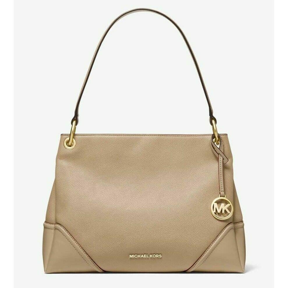 Michael Kors Tan Nicole, Pebbled Leather, Gold Hardware