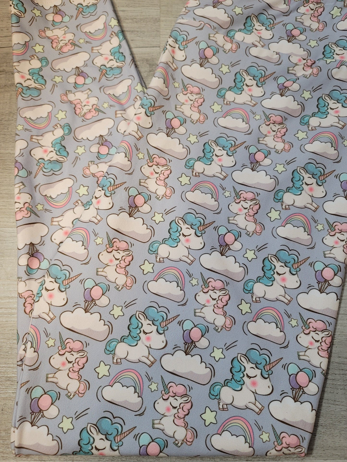 Unicorn Celebration Leggings. Yoga Band. Extra Soft and stretchy!