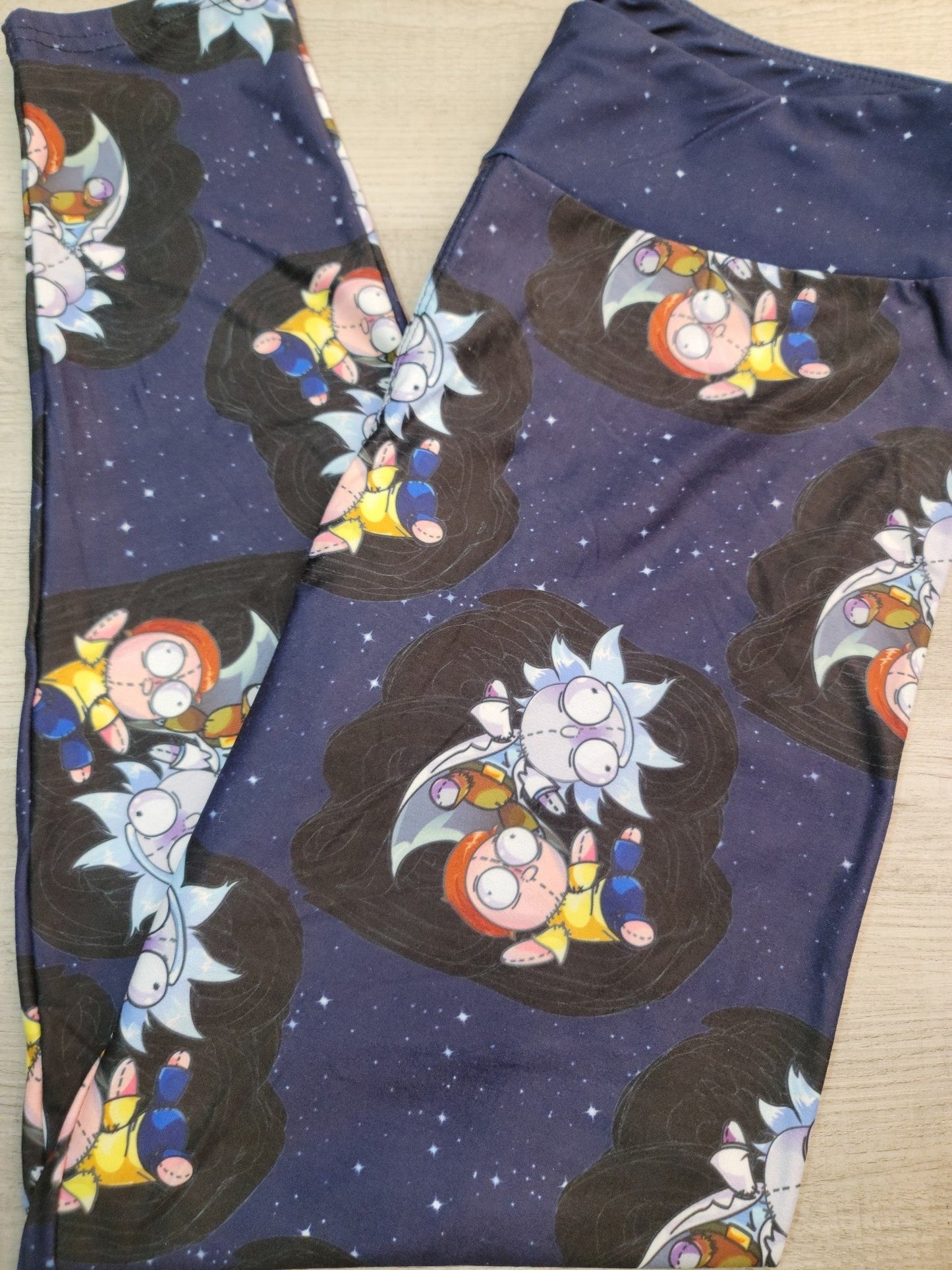 Rick & Morty Leggings. Hyper Stretch and softness! Yoga Band.