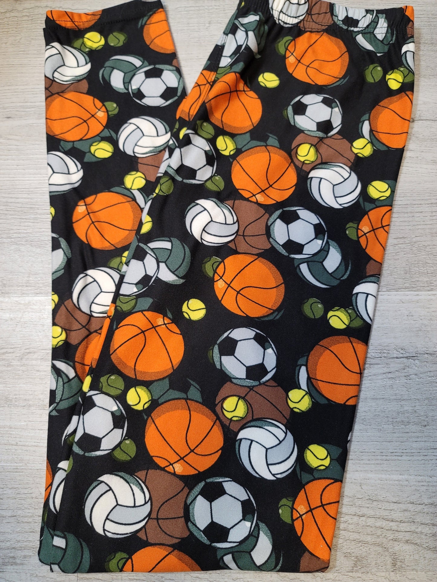 Sport Balls Soft Elastic Band Leggings