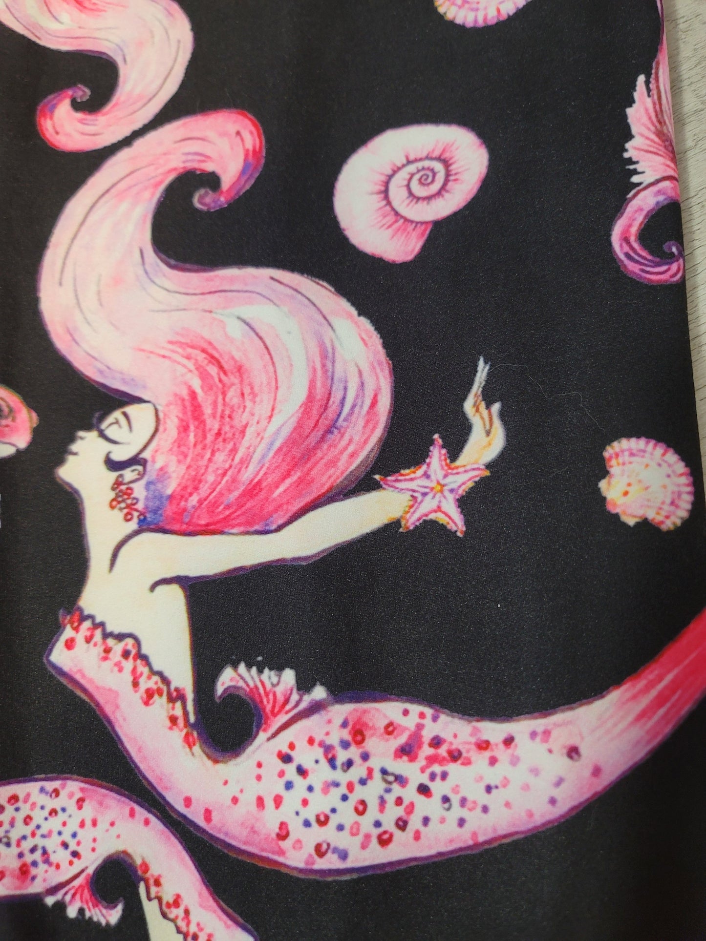Mermaid & Friends Designer Leggings. Yoga Band. Extra Soft and stretchy!