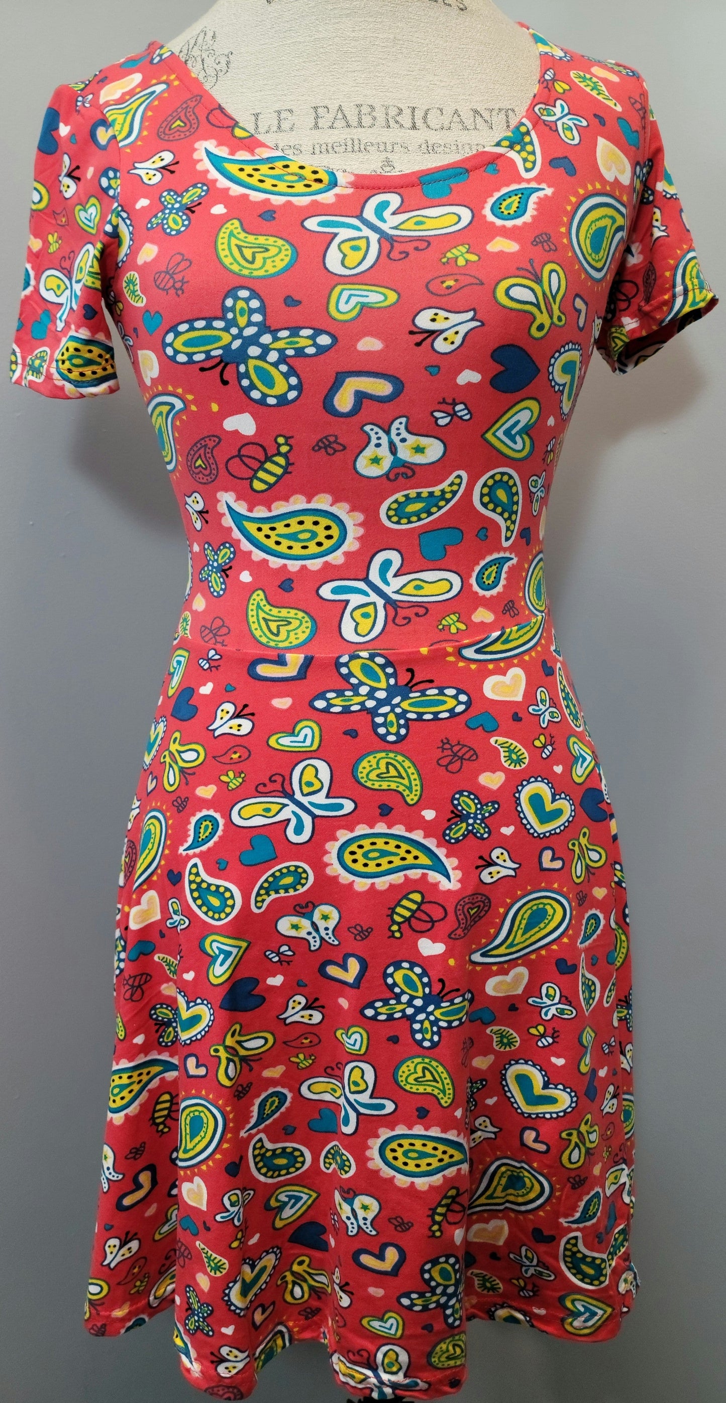 Butter Soft Butterfly & Paisley Summer Dress