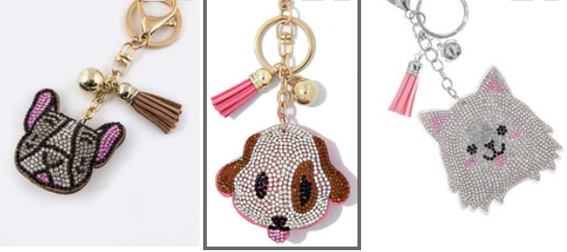Purse Charm/ Key Chain Puppy Face