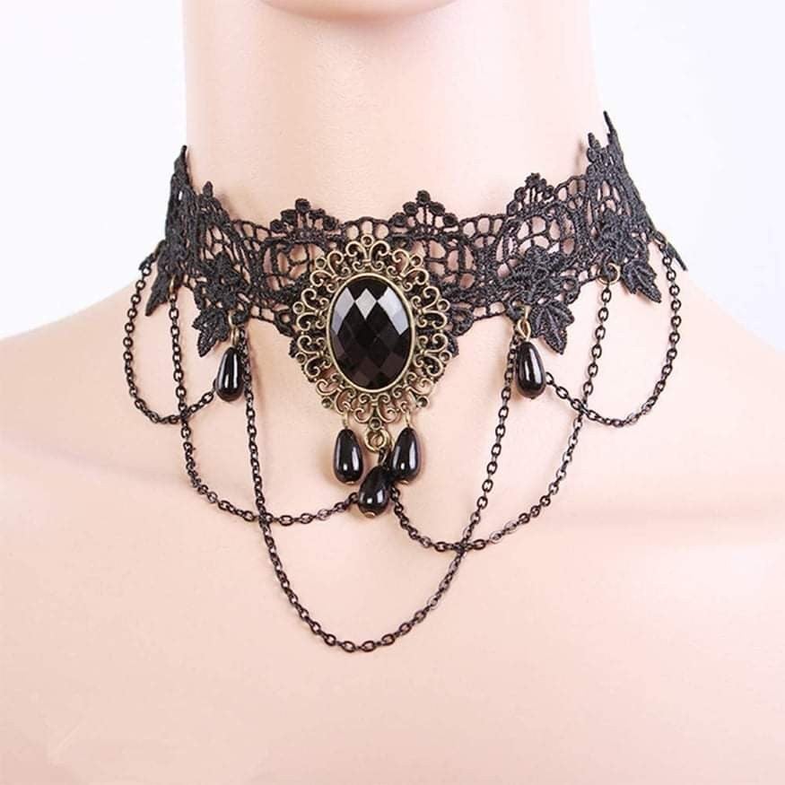 Beautiful, Sexy, Lace Choker Necklace