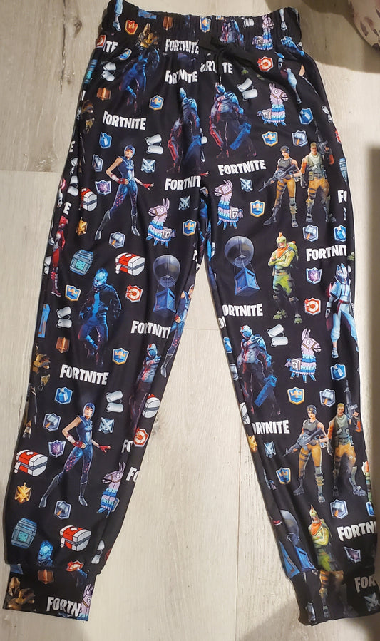 Kids Fortnite Joggers Fits 7-10. Elastic Band & Draw String