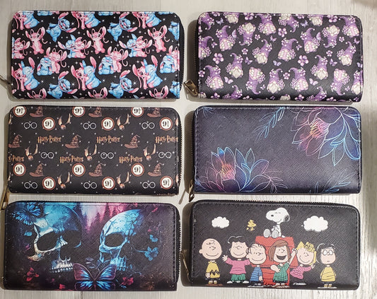 Custom Zippered Wallets
