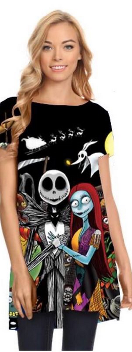 NBC (Nightmare before Christmas) Tunic with Pockets Runs Big