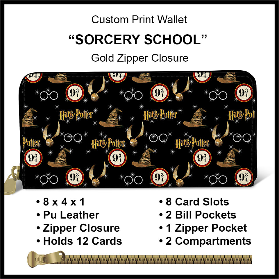 Custom Zippered Wallets