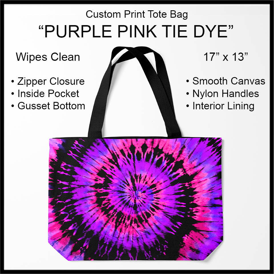 Custom Print Tote Bags, Light Weight, Zipper Closure