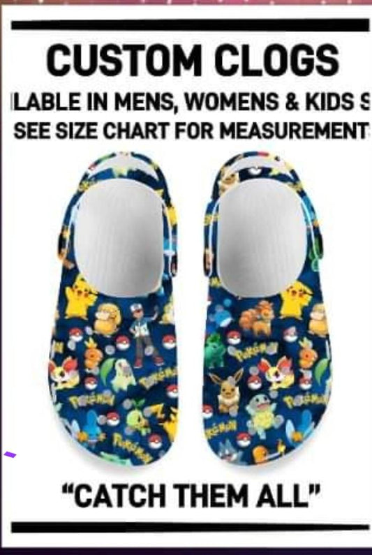 Pokemon Crocks Kids Size 4-5 (or women's size 6)