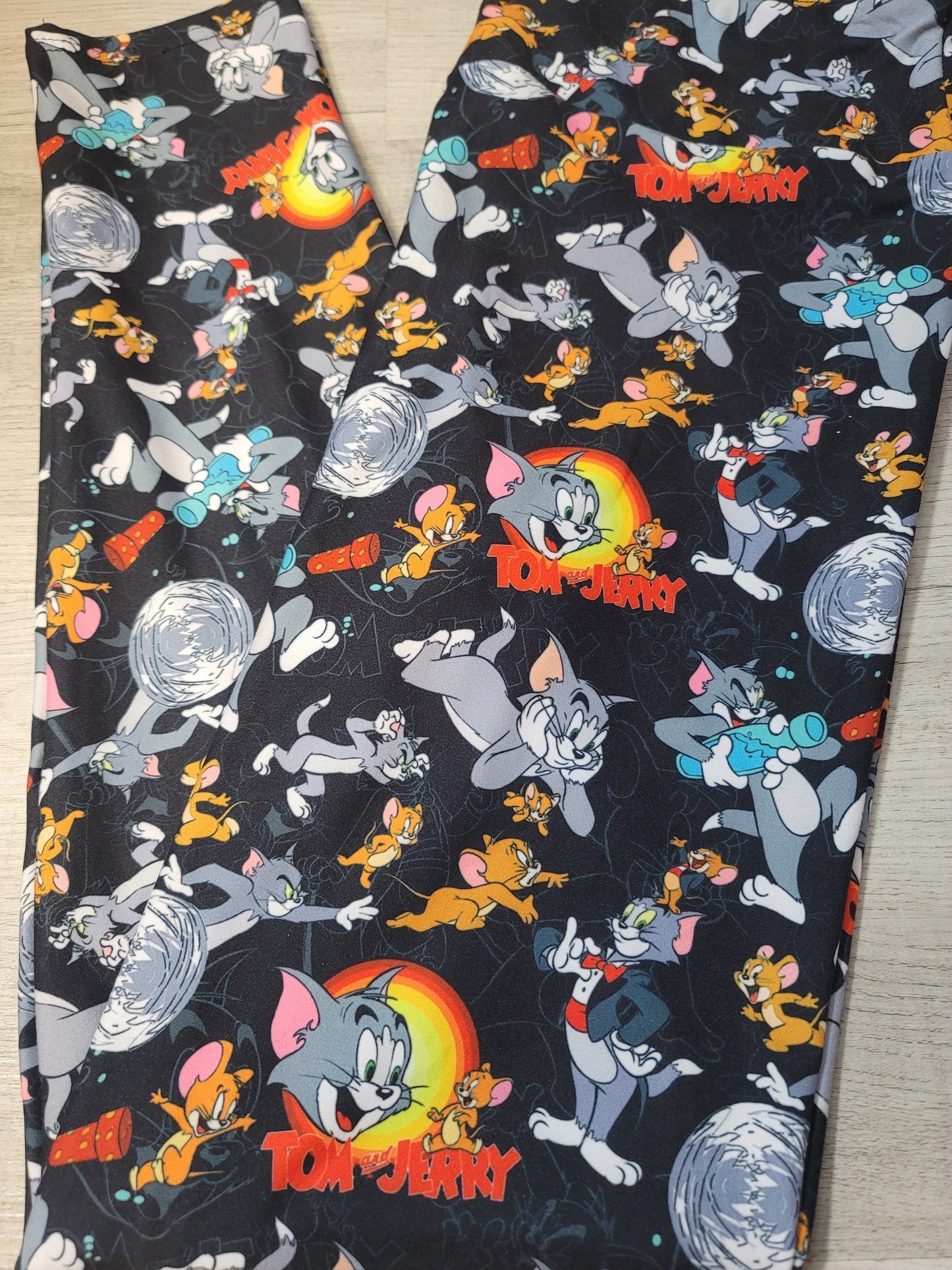 Tom & Jerry Leggings, Yoga Band, Soft Material