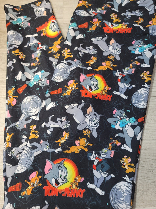 Tom & Jerry Leggings, Yoga Band, Soft Material
