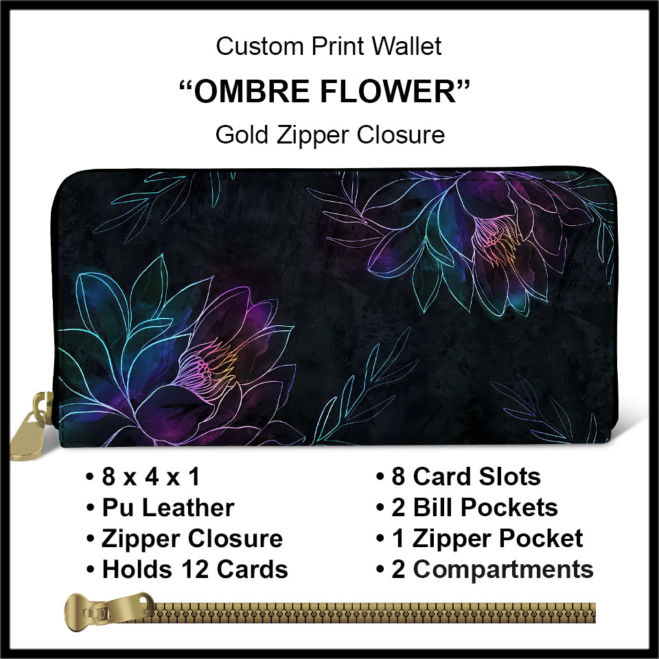 Custom Zippered Wallets