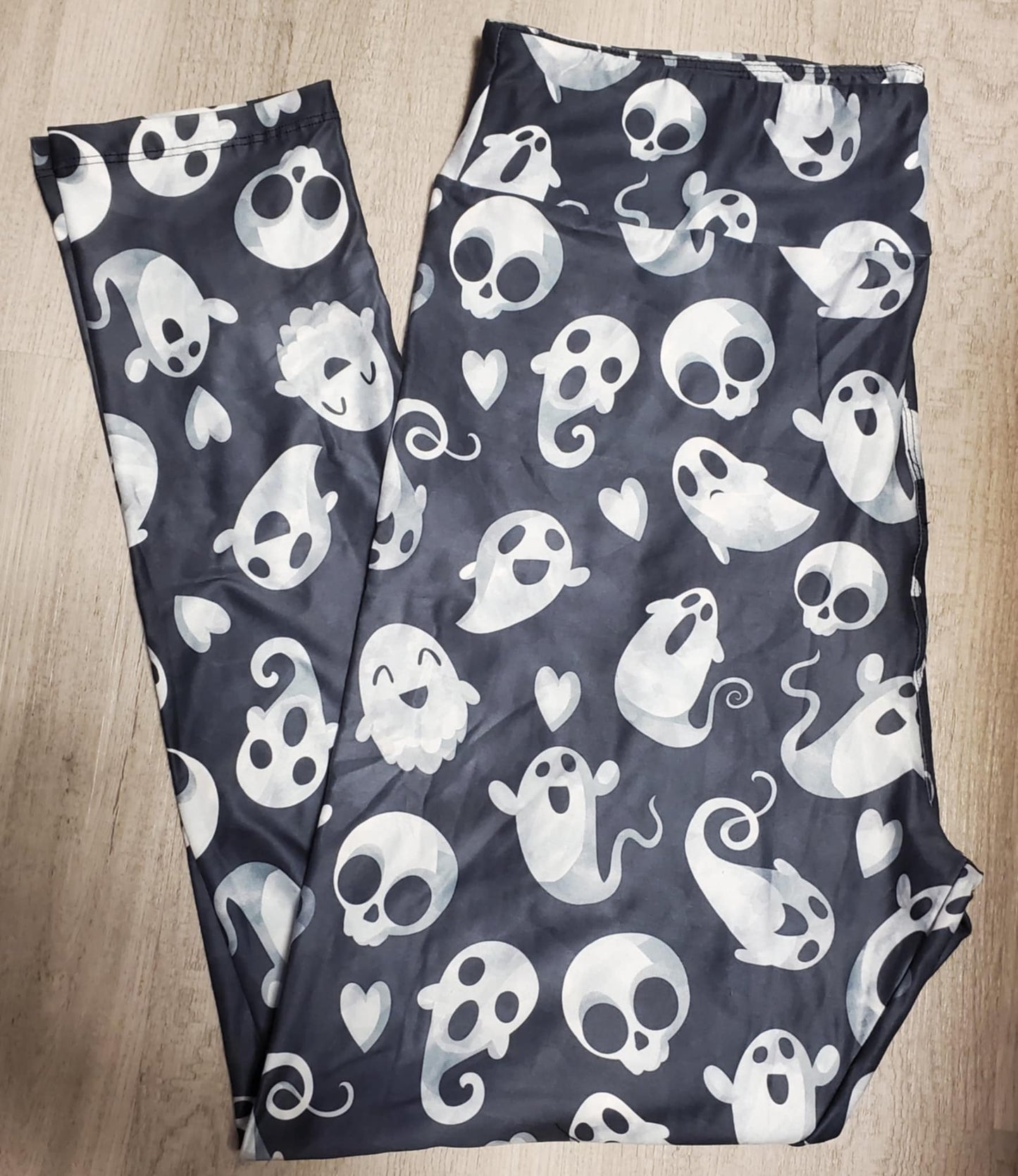 Cute Ghosts! Perfect for Halloween! Hyper Stretch and softness! Yoga Band.