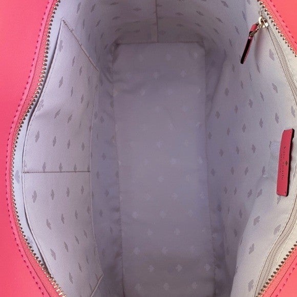 JUST REDUCED Authentic Kate Spade LARGE Marlee Zippered Large Tote Butterfly Charm 2 COLOR CHOICE