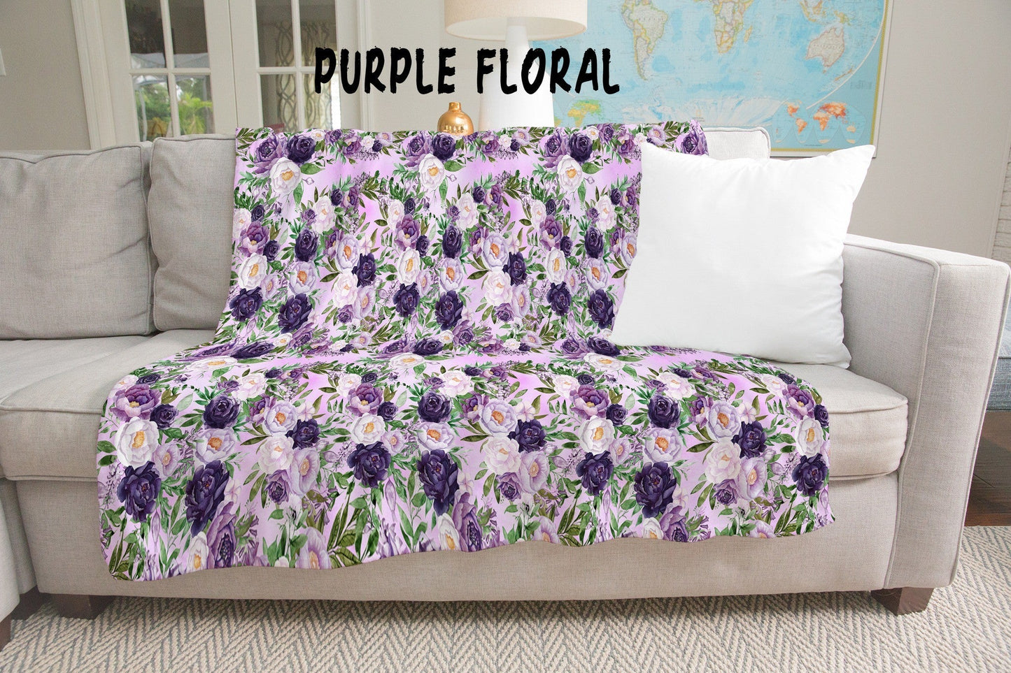 Huge Sharable Throw Blanket! 7.5 Feet X 8.5 Feet! Perfect for family movie nights or snuggling with your honey! Soft 2 ply Minky Fleece. Easy Machine Washable!