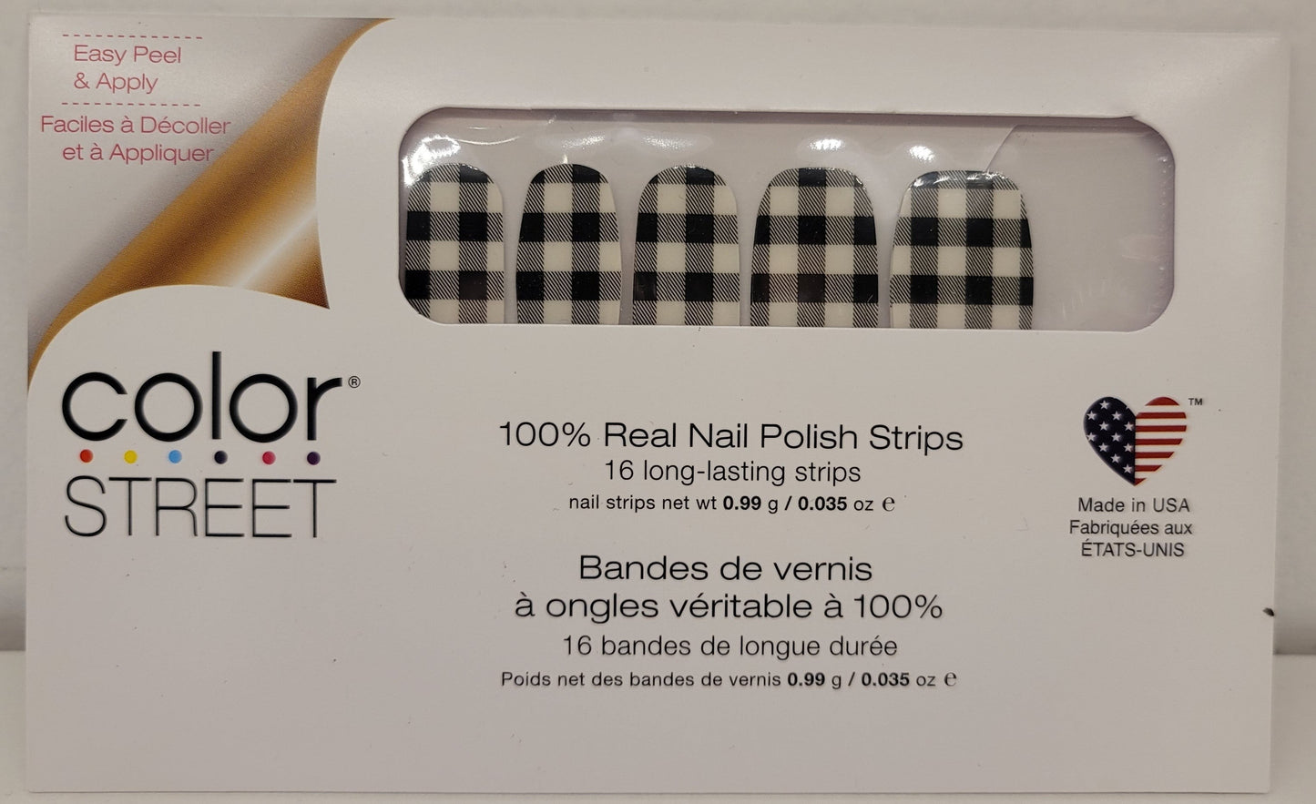 Color Street Nail Polish Strips, 3 design choices