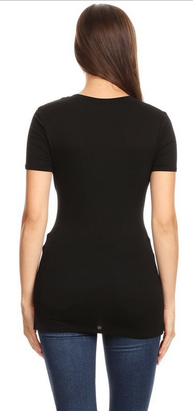 Small and Medium, Stretchy Black & Grey Laced Up Front Corset Top