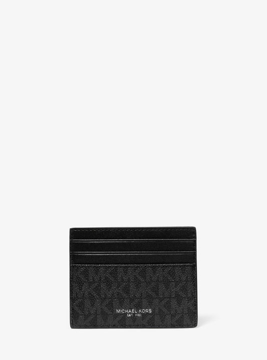 Michael Kors Black Logo Card Case