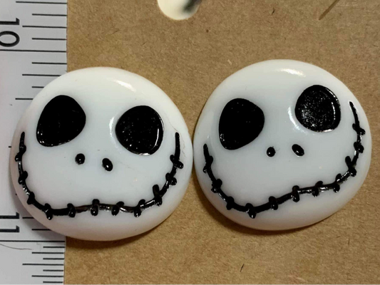 NBC Nightmare Before Christmas Jack Stud Handmade Earrings