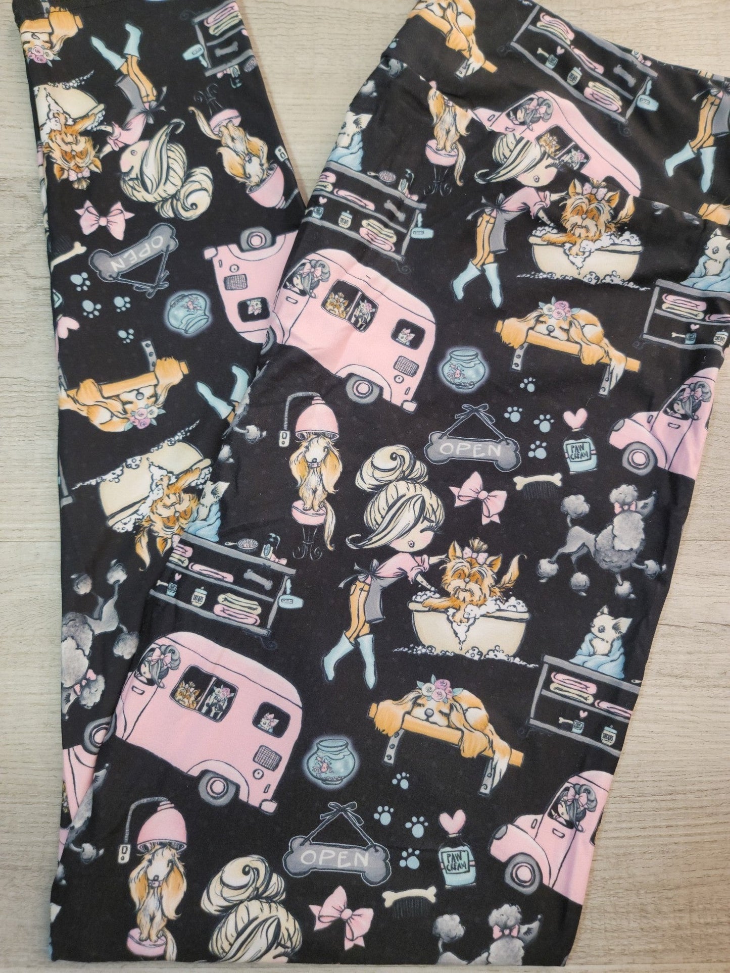 Dog Grooming Leggings. Hyper Stretch and softness! Yoga Band.