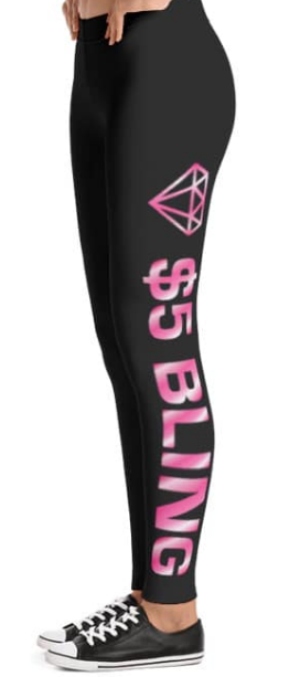 "$5 Bling" (Paparazzi) Leggings. Yoga Band. Extra Soft and stretchy!