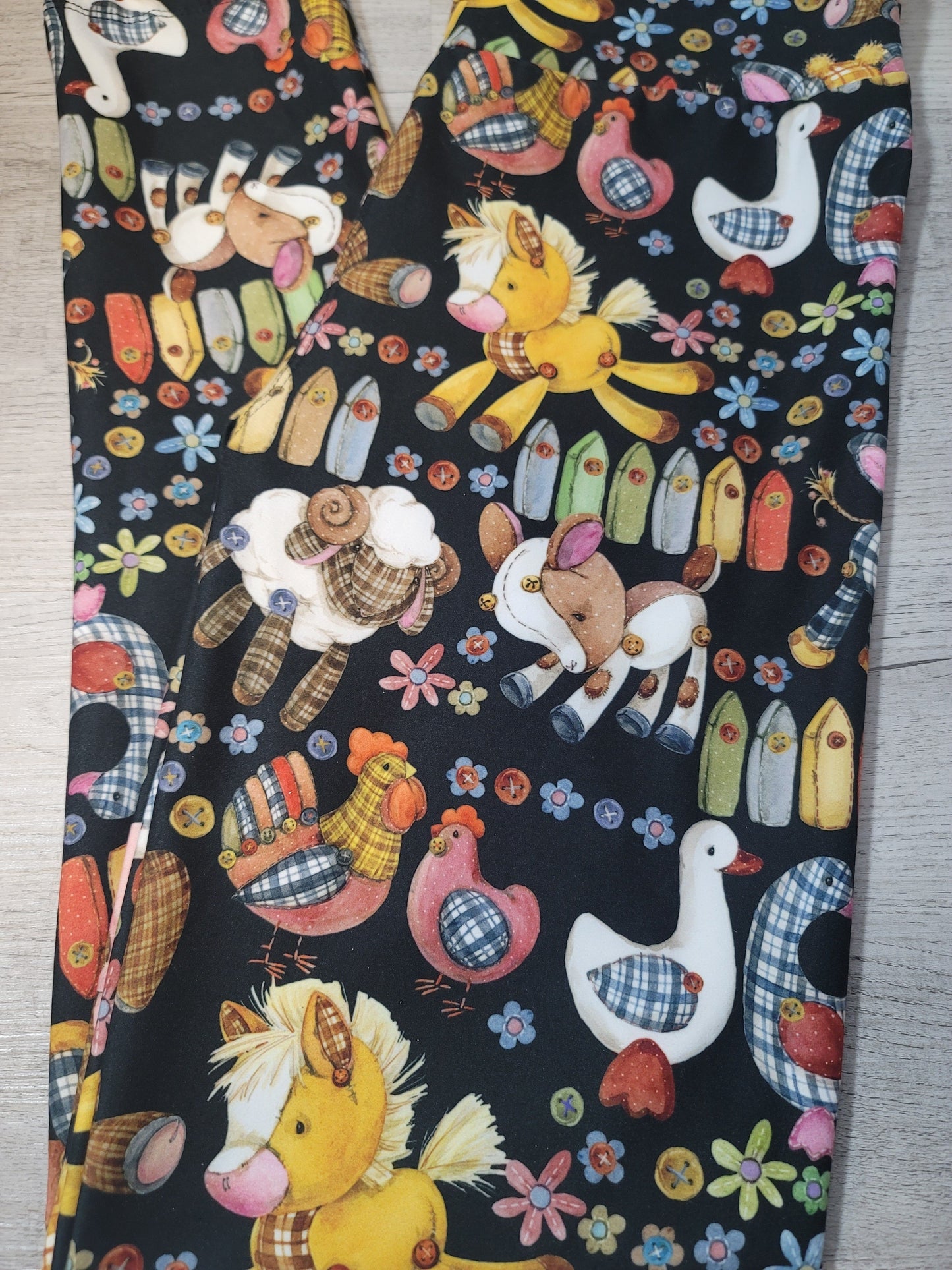 Farm Life!! Designer Leggings. Yoga Band. Extra Soft and stretchy!