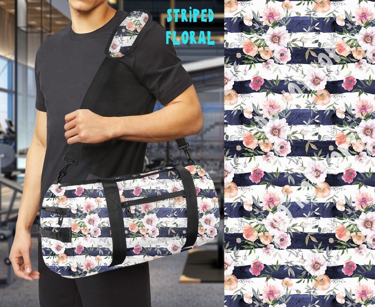 Custom Duffle Bags, Water Resistant Pocket, 3 Zipper Pockets, Padded Shoulder Pad