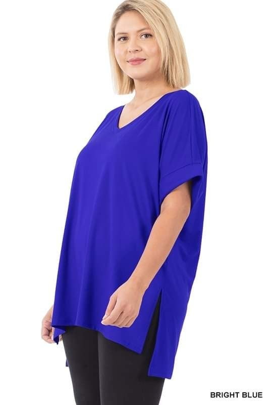 2 Piece Shirt & Biker Shorts Set 3 Color Choices Stretchy Matching Biker Shorts & Top. Generously sized!