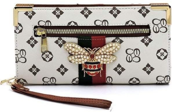 High Quality Gucci Inspired  Bee Wristlet. 2 Color Choices.