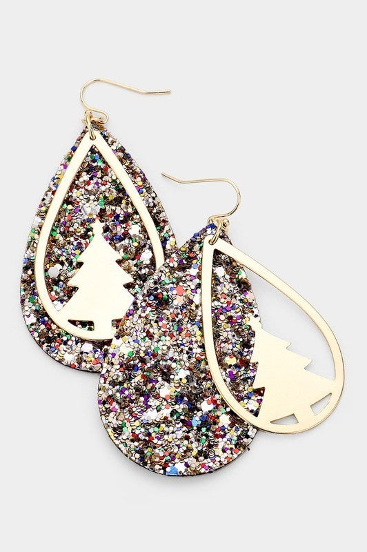 2 PAIRS Christmas Earrings