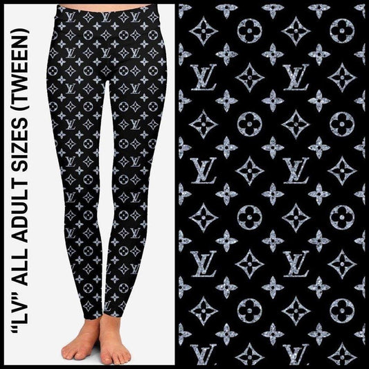 LV Louis Vuitton Leggings. Yoga Band. Extra Soft and stretchy!