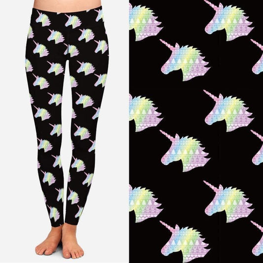 Pastel Unicorn Leggings, Yoga Band. Yoga Band. Extra Soft and stretchy!