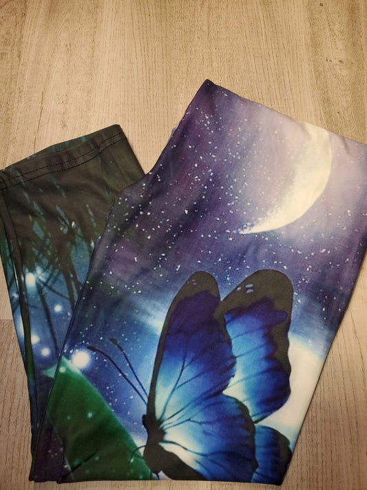 Butterfly Moon CAPRI.  Yoga Band, Very Soft and Stretchy!