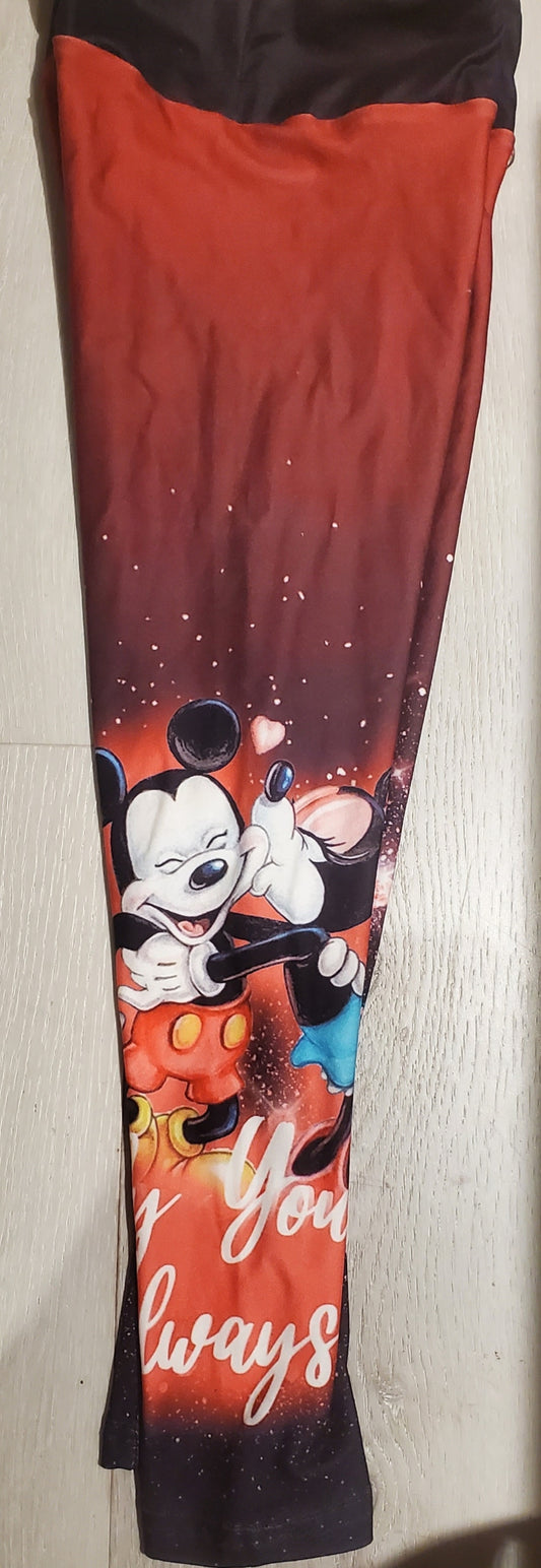 Kids Mickey & Minnie Sweet Love Leggings