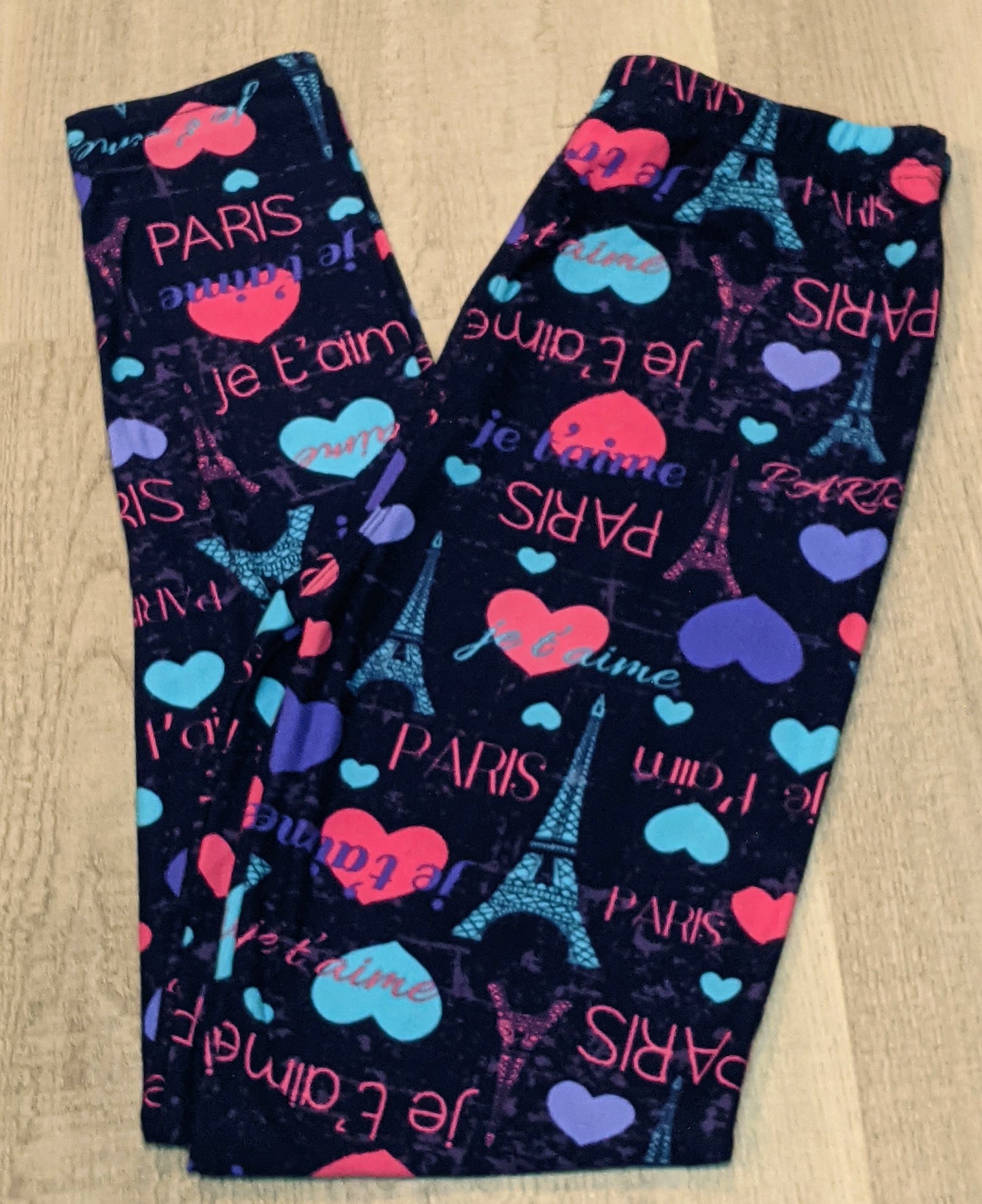 Paris Love Hearts, Extremely Soft, Hyper Stretch, Elastic Band