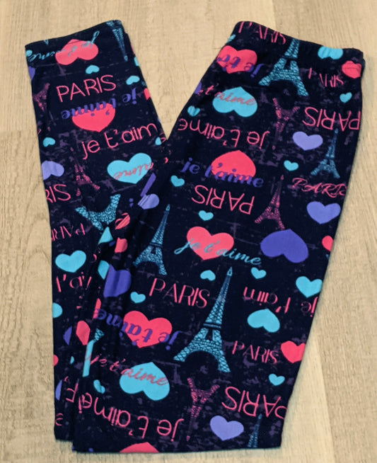 Paris Love Hearts, Extremely Soft, Hyper Stretch, Elastic Band