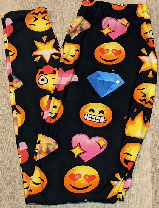 Emoji Black Background, Extremely Soft, Hyper Stretch, Elastic Band