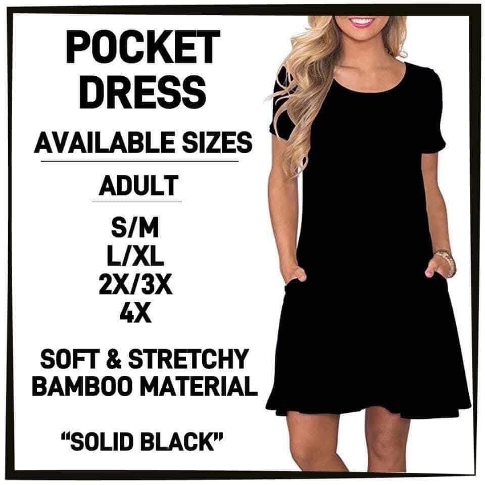 Solid Colors, Soft & Stretchy Pocket Dress