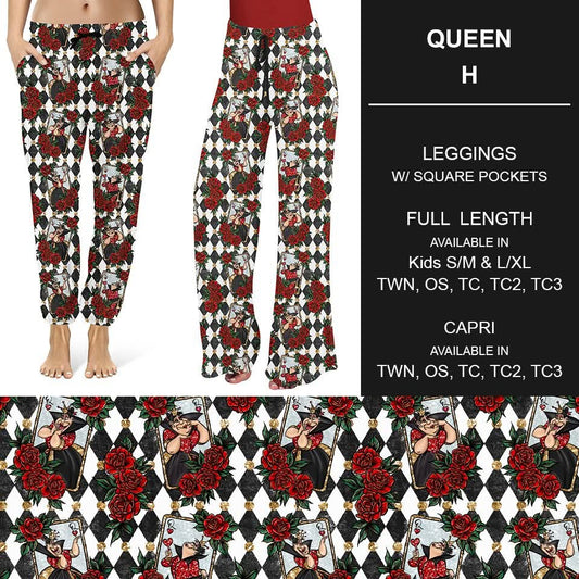 Queen of Hearts Full Lounger w/ Pockets, Draw String, Yoga Band, Custom Made, Soft and stretchy!