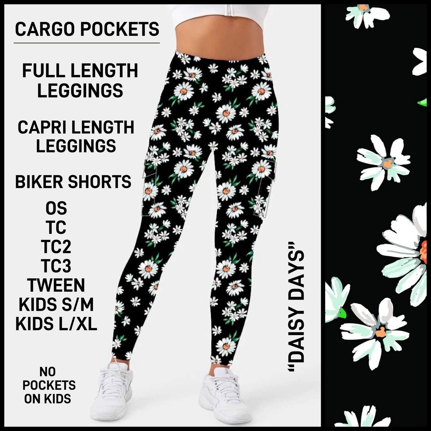 Daisy Days Cargo Pocket Leggings