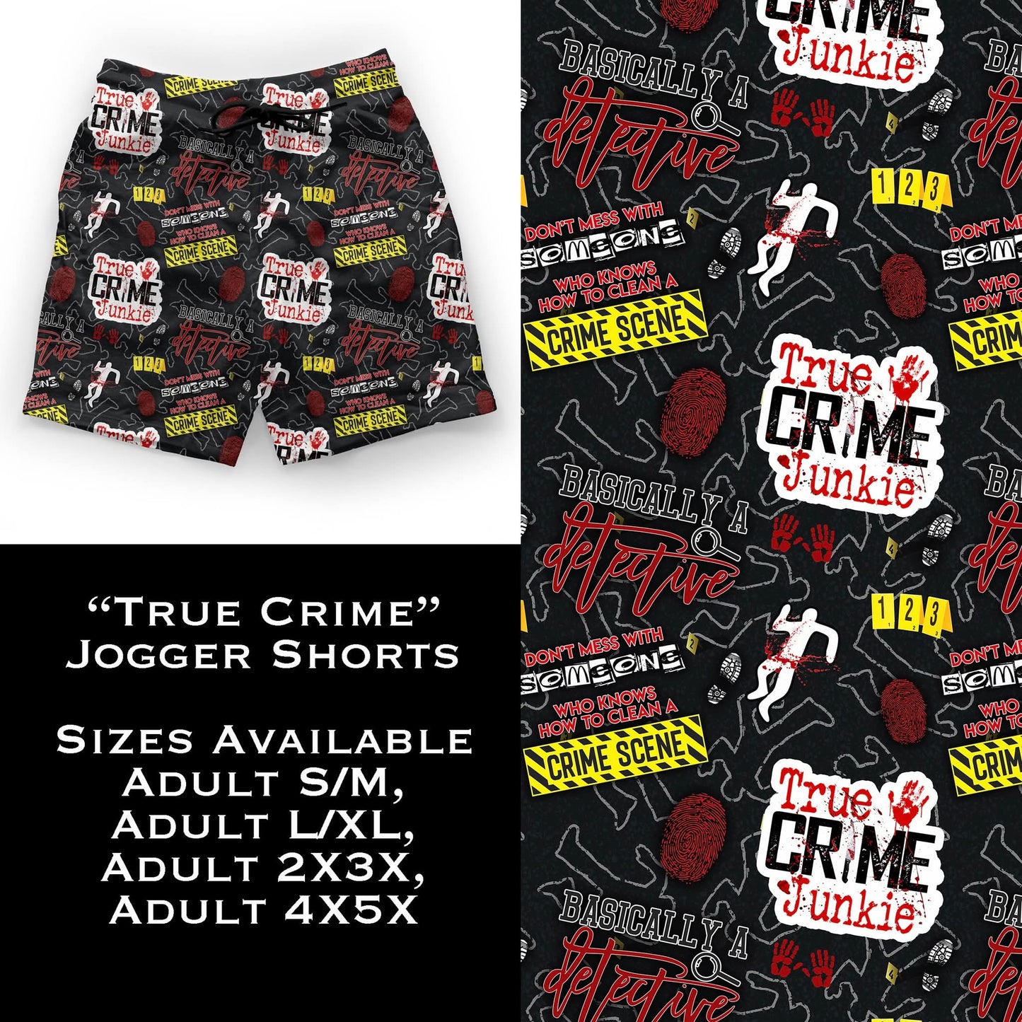 True Crime Jogger Shorts