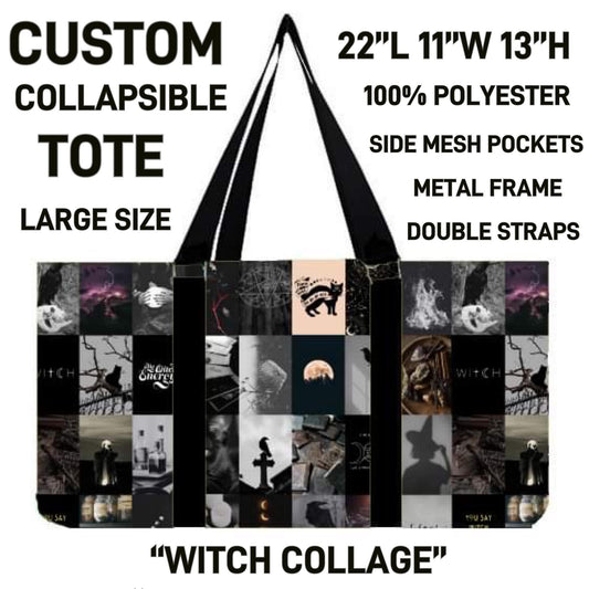 Custom Collapsible Tote Bag 22"L 11"W 13"H