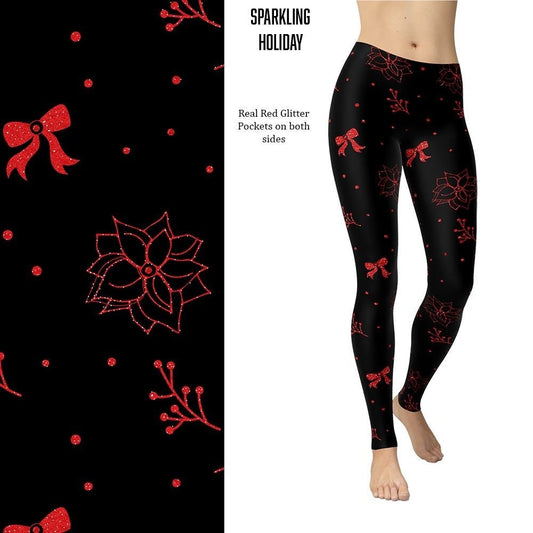 STUNNING! Sparkling! Real Foil Glitter EVEN PRETTIER IN PERSON! Hyper Stretch and softness! Yoga Band.