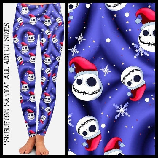 Santa Jack! NBC (Nightmare Before Christmas) - Designer Leggings